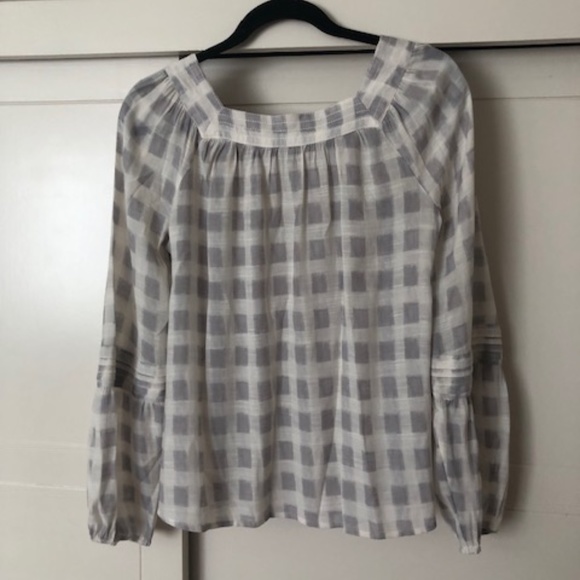 Lauren Conrad Long Sleeve Boho Blouse Small - Picture 10 of 10